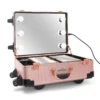 SlayCase® XLS Vanity Travel Case With Stand In Rose Gold Bling -Impressionsvanity 1 slaycaseXLS rosegoldbling