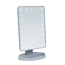 Touch 2.0 Dimmable LED Makeup Mirror In Matte -Impressionsvanity 1 touch2.0matte grey