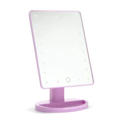Touch 2.0 Dimmable LED Makeup Mirror In Matte -Impressionsvanity 1 touch2.0matte lilac