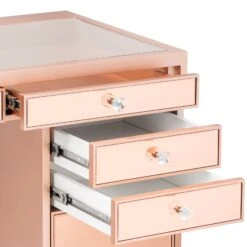 SlayStation® Pro Premium Mirrored Vanity Table -Impressionsvanity 19RJ068 L 4 Cropped