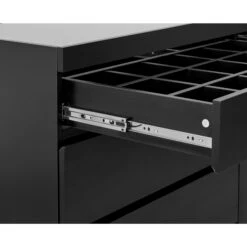 SlayStation® Credenza Vanity Display Chest With Drawers -Impressionsvanity 2022122968B 5 Drawers 1 Door Cabinet 7