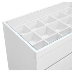 SlayStation® Credenza Vanity Display Chest With Drawers -Impressionsvanity 2022122968W 5 Drawers 1 Door Cabinet 6