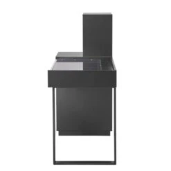 SlayStation® Duet Vanity Table Desk 30 SlayStation® Duet Vanity Table Desk -Impressionsvanity 20232901BG 5 Drawers cabinet with metal leg 9