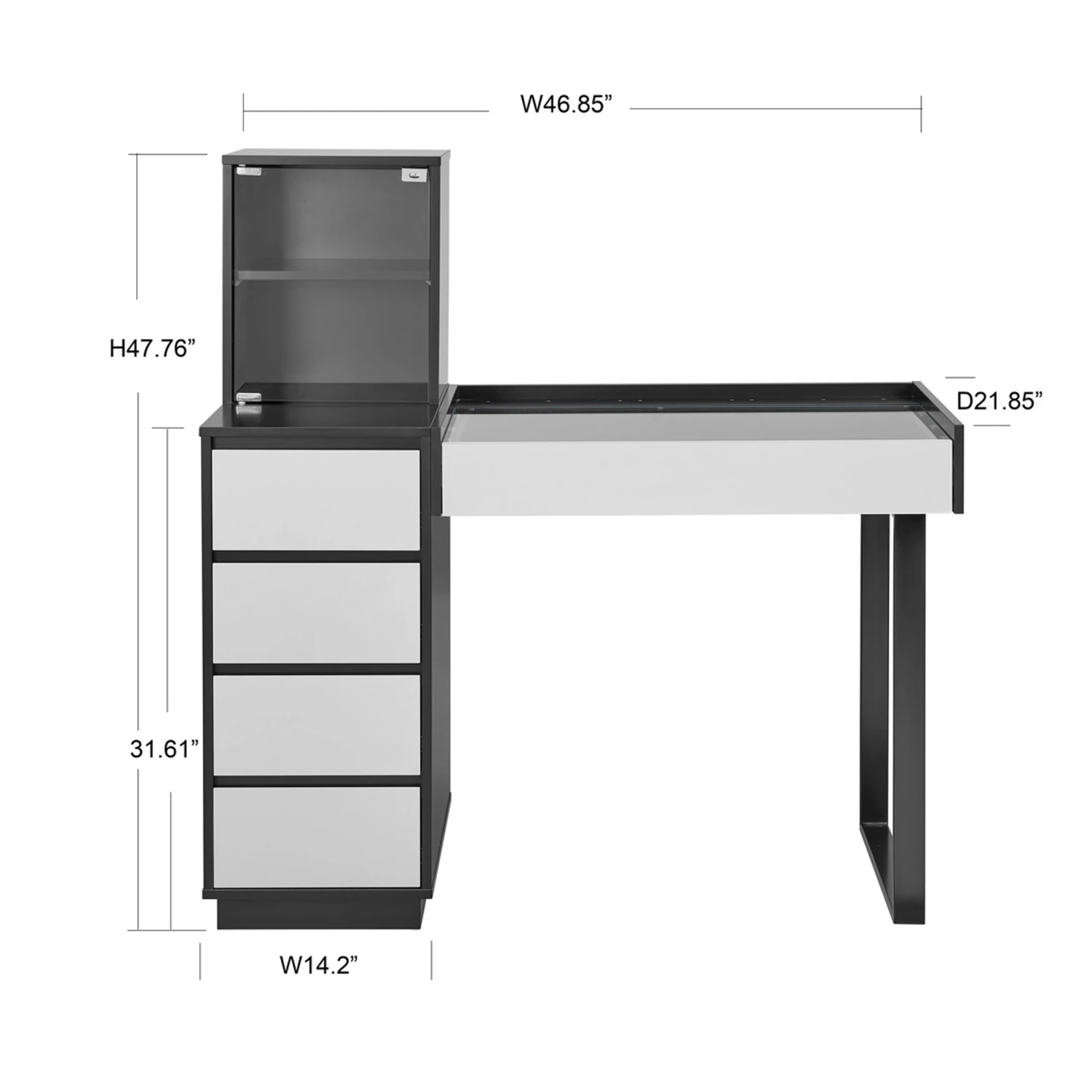 SlayStation® Duet Vanity Table Desk 13 SlayStation® Duet Vanity Table Desk - Image 11