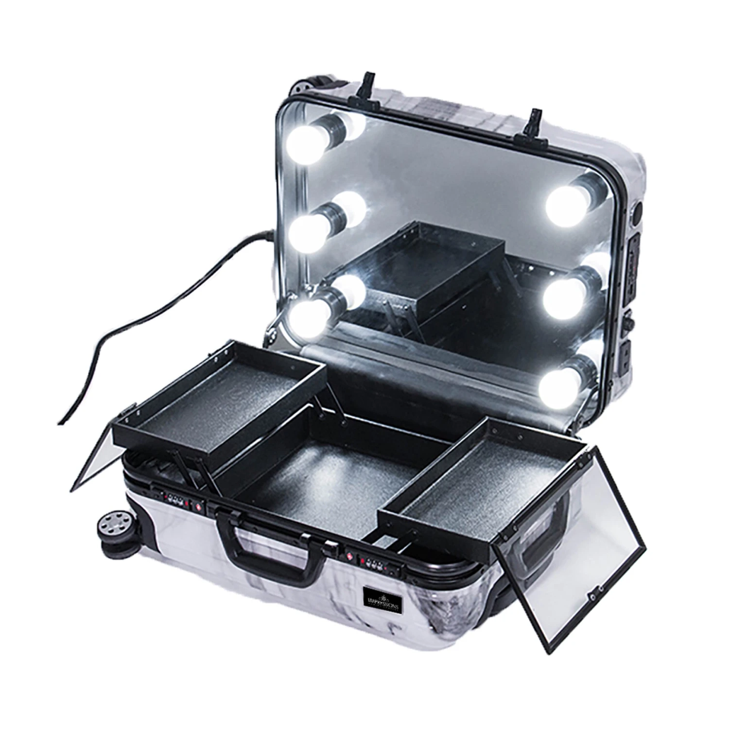 SlayCase® Marble Bella Travel Makeup Case 6 SlayCase® Marble Bella Travel Makeup Case - Image 4