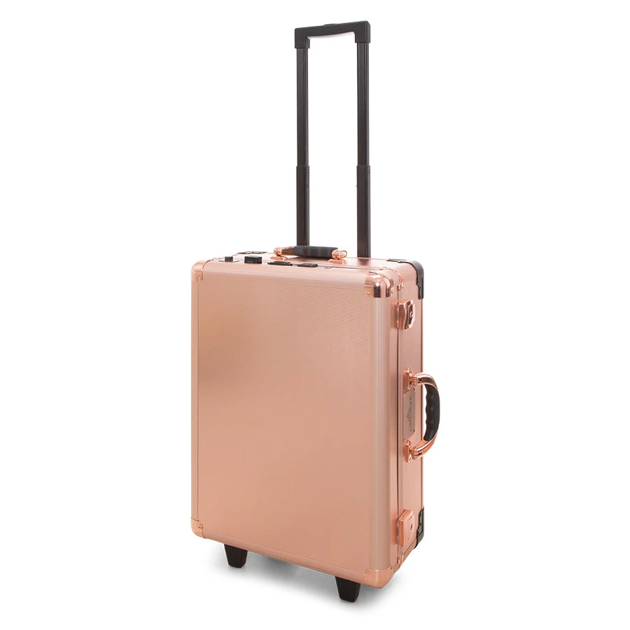 SlayCase® XLS Vanity Travel Case With Stand In Rose Gold Bling 9 SlayCase® XLS Vanity Travel Case With Stand In Rose Gold Bling - Image 7