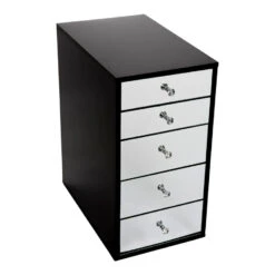 SlayStation® 5-Drawer Mirrored Vanity Storage Unit -Impressionsvanity 80
