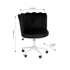 Alana Swivel Vanity Chair 27 Alana Swivel Vanity Chair -Impressionsvanity Alana Swivel Vanity Chair