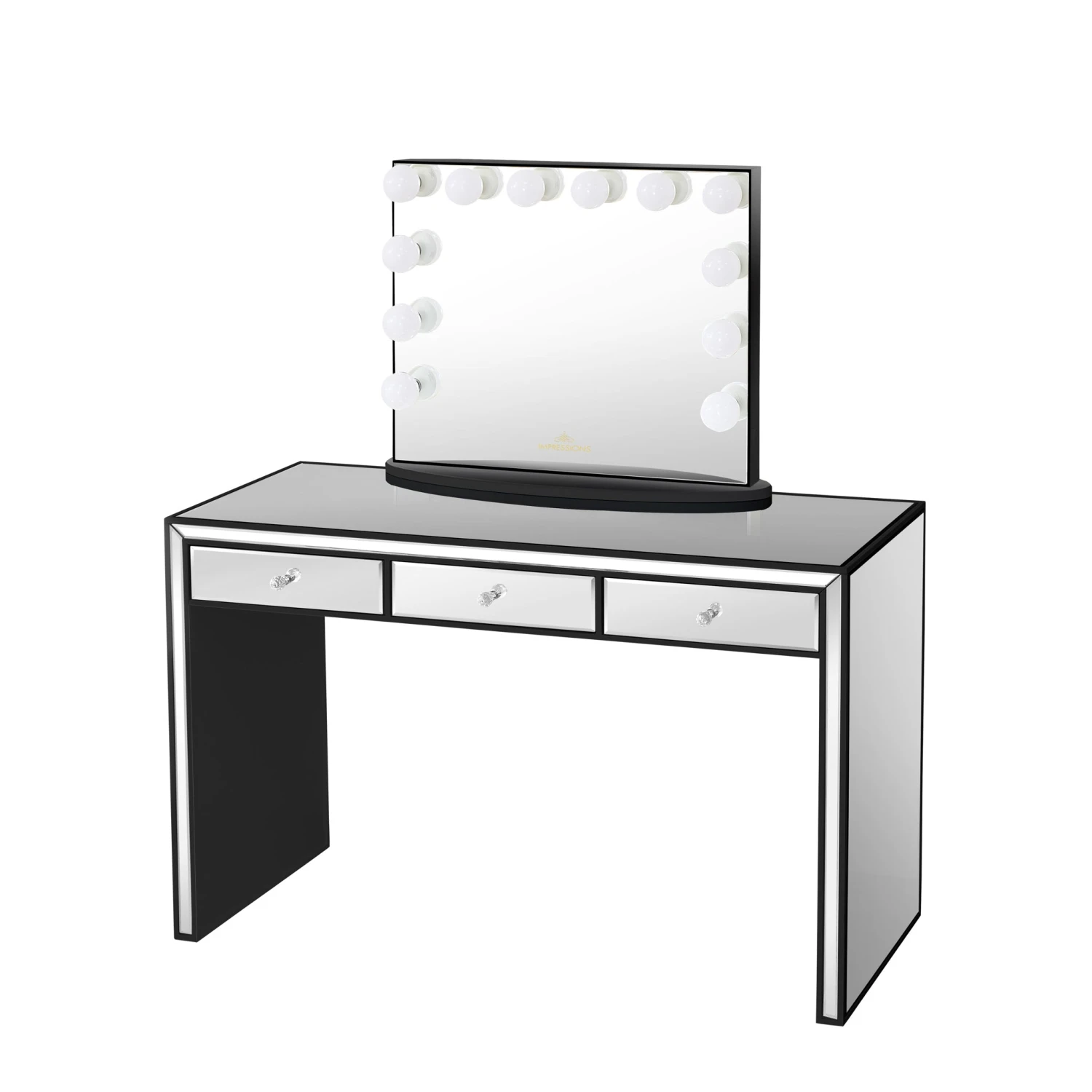 Leah Premium Mirrored Vanity Table 13 Leah Premium Mirrored Vanity Table - Image 11