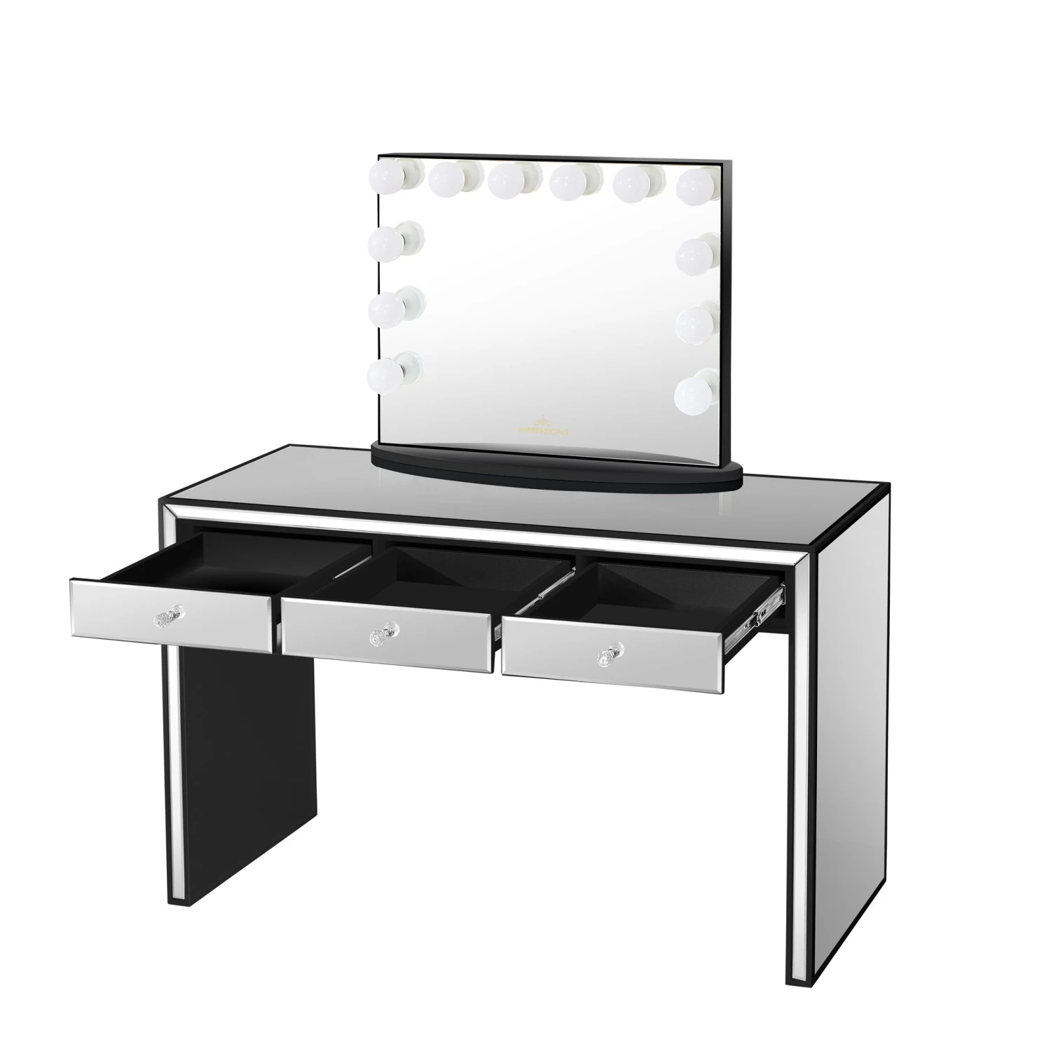 Leah Premium Mirrored Vanity Table 11 Leah Premium Mirrored Vanity Table - Image 9