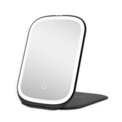 LUCENT TABLET TRI-TONE LED MAKEUP MIRROR 19 LUCENT TABLET TRI-TONE LED MAKEUP MIRROR -Impressionsvanity BLK OPEN