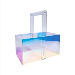 PRISMA CARRYALL 2 COMPARTMENT ACRYLIC ORGANIZER -Impressionsvanity Back QTR