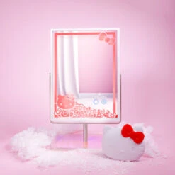 Hello Kitty® RGB Makeup Mirror With Catchall Tray + Kawaii Compact Bundle