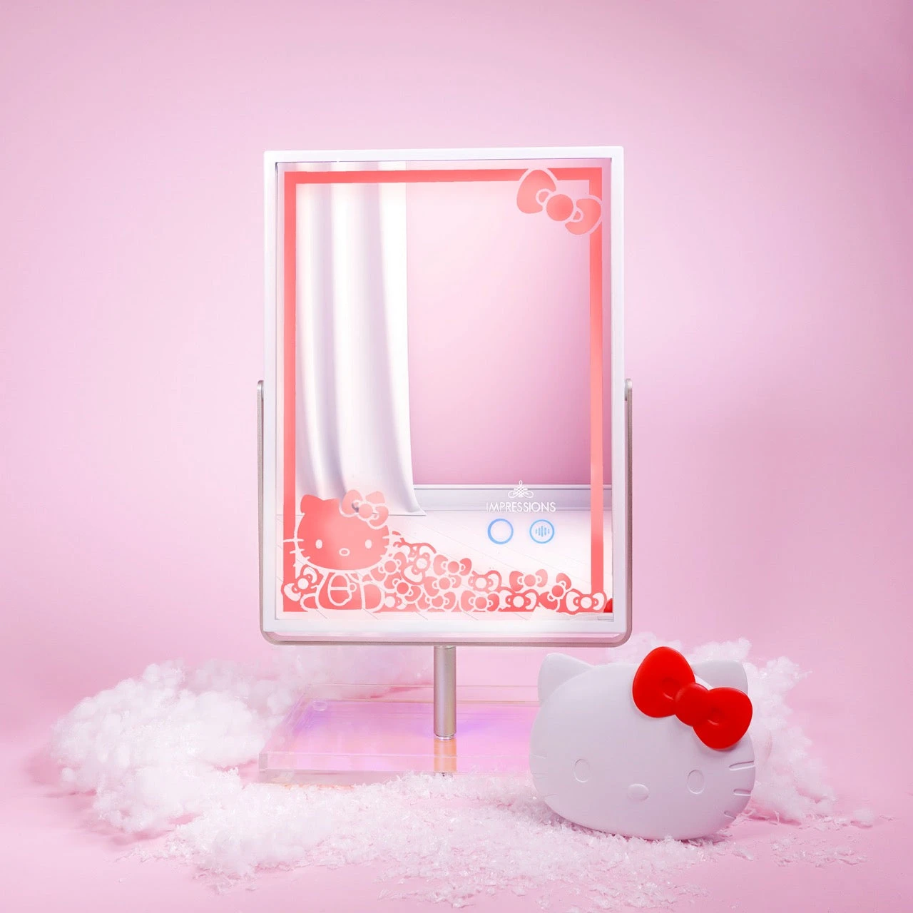 Hello Kitty® RGB Makeup Mirror With Catchall Tray + Kawaii Compact Bundle 2 Hello Kitty® RGB Makeup Mirror With Catchall Tray + Kawaii Compact Bundle