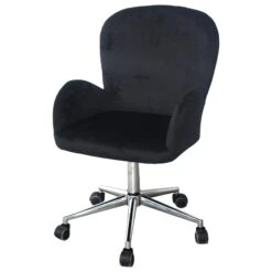 Colette Swivel Vanity Chair 14 Colette Swivel Vanity Chair -Impressionsvanity Colette Swivel Black 2