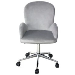 Colette Swivel Vanity Chair 15 Colette Swivel Vanity Chair -Impressionsvanity Colette Swivel Gray 1