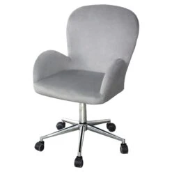 Colette Swivel Vanity Chair 16 Colette Swivel Vanity Chair -Impressionsvanity Colette Swivel Gray 2