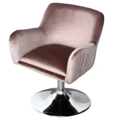 Fiona Side Pleated Vanity Chair 18 Fiona Side Pleated Vanity Chair -Impressionsvanity Fiona Pleated Swivel RG 2