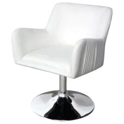 Front Page -Impressionsvanity Fiona Pleated Swivel White 2