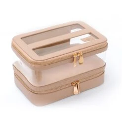 Santorini Train Case With Brush Holder -Impressionsvanity Font