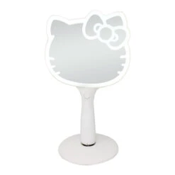 Hello Kitty Led Handheld Makeup Mirror With Standing Base