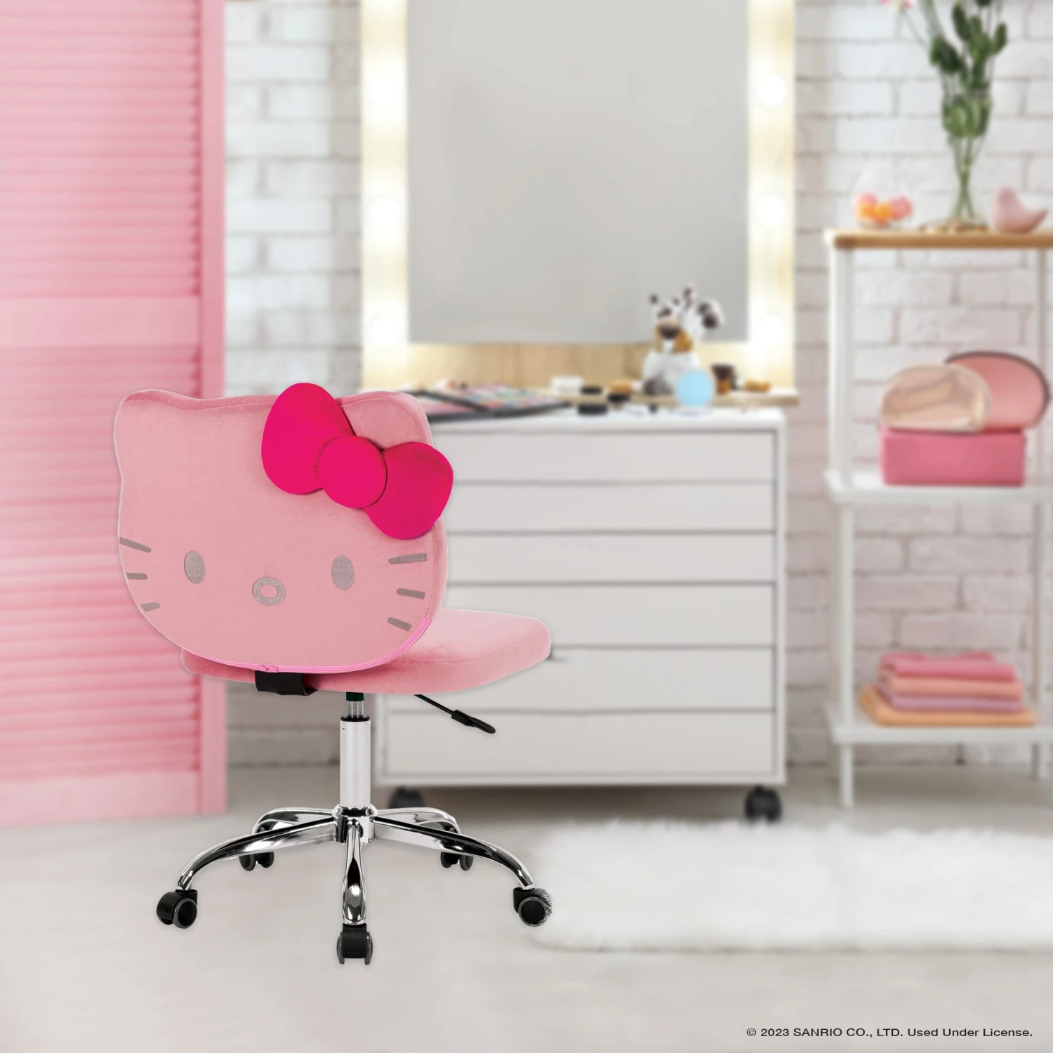 Hello Kitty® Kawaii Swivel Vanity Chair 9 Hello Kitty® Kawaii Swivel Vanity Chair - Image 7