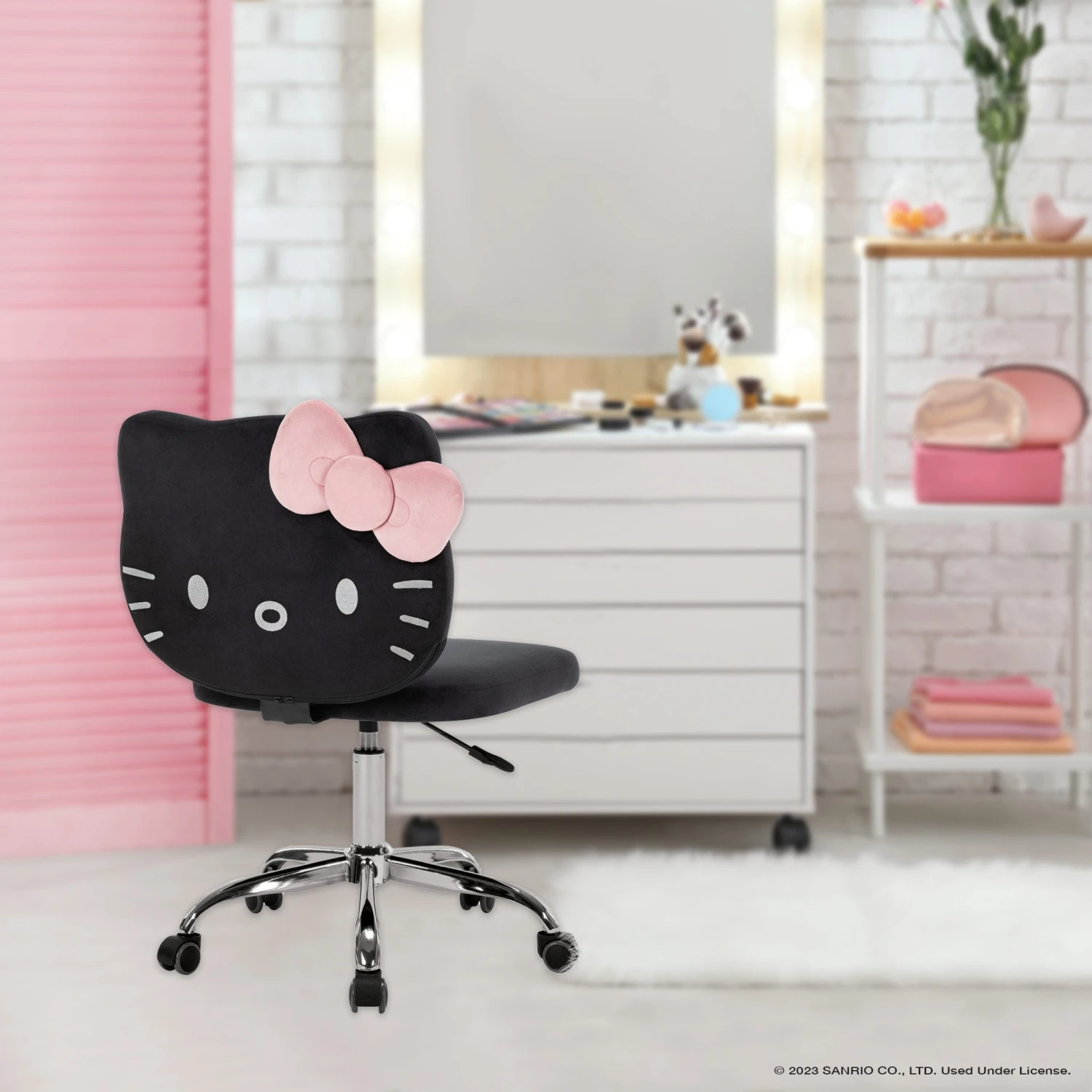 Hello Kitty® Kawaii Swivel Vanity Chair 14 Hello Kitty® Kawaii Swivel Vanity Chair - Image 12