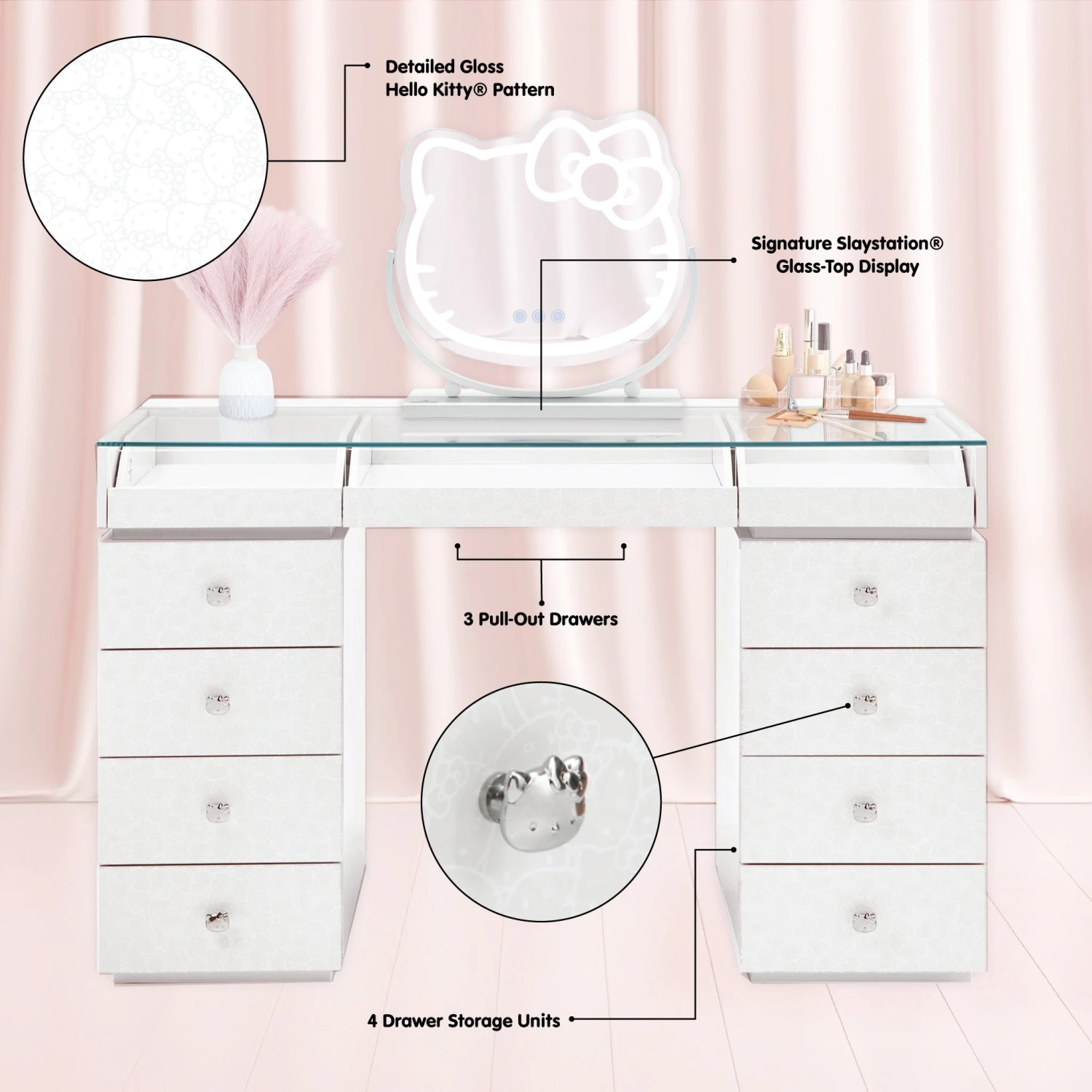Hello Kitty® SlayStation Vanity Table 4 Hello Kitty® SlayStation Vanity Table - Image 2
