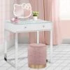 Hello Kitty® SlayStation Mini Vanity Table 2 Hello Kitty® SlayStation Mini Vanity Table -Impressionsvanity HKSlaystationMini Silver lifestyle