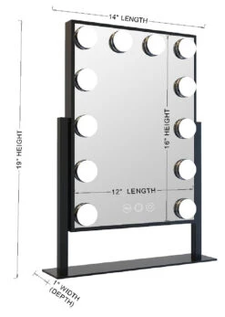Hollywood Tri-Tone XL Makeup Mirror 33 Hollywood Tri-Tone XL Makeup Mirror -Impressionsvanity HOLLYWOODTRI TONEXLMAKEUPMIRROR04
