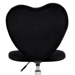 Heart Swivel Vanity Chair 31 Heart Swivel Vanity Chair -Impressionsvanity Heart 2 BlackCropped