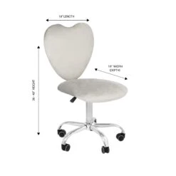 Heart Swivel Vanity Chair 38 Heart Swivel Vanity Chair -Impressionsvanity Heart Swivel Vanity Chair