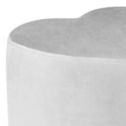 Kianna Heart Vanity Ottoman -Impressionsvanity HeartOttoman CoolGrey 2 Cropped