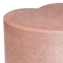 Kianna Heart Vanity Ottoman -Impressionsvanity HeartOttoman NewPink 2 Cropped