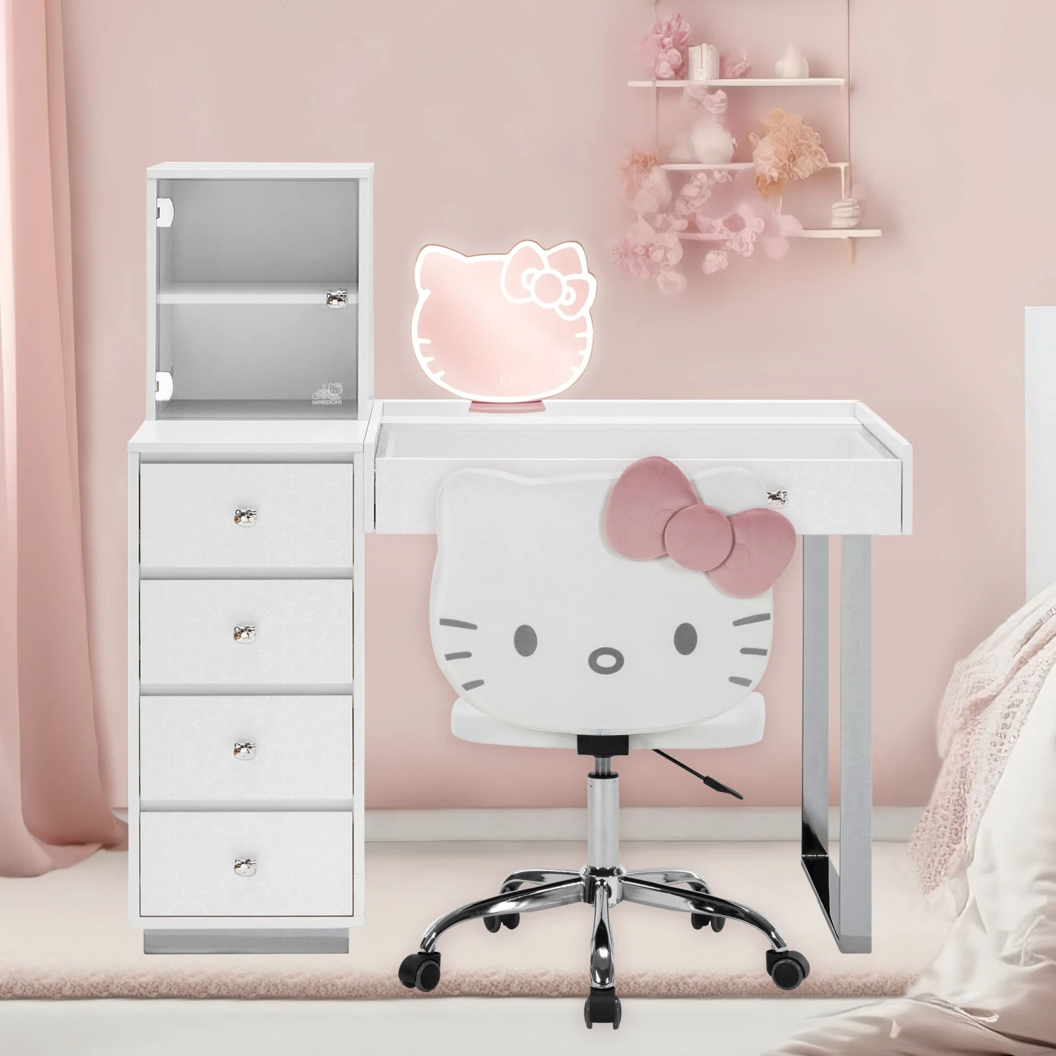Hello Kitty® SlayStation Duet Vanity Desk 3 Hello Kitty® SlayStation Duet Vanity Desk