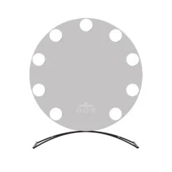 Hollywood Round Tri-tone LED Vanity Mirror