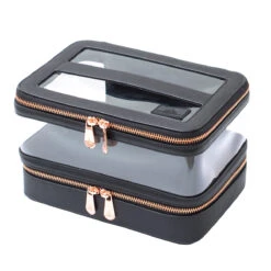 Santorini Train Case With Brush Holder