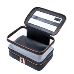 Santorini Train Case With Brush Holder -Impressionsvanity IMG 5322