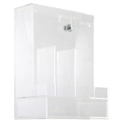 Diamond Collection Acrylic Makeup Brush Holder With Drawer -Impressionsvanity IMPRESSIONS112120180089