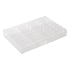 Alexa® Acrylic Makeup Drawer Organizer - Compact Powder, 28 Slots (Wide)