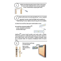 Vanity Mirror Wall Mount Kit -Impressionsvanity IV MOUNT 001c