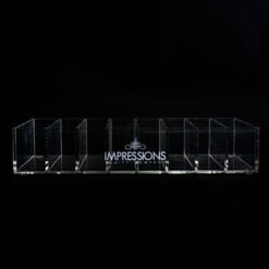 Diamond Collection 6-Piece Acrylic Makeup Organizer Set 22 Diamond Collection 6-Piece Acrylic Makeup Organizer Set -Impressionsvanity IV ORGST PWDR 01
