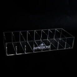 Diamond Collection 6-Piece Acrylic Makeup Organizer Set 23 Diamond Collection 6-Piece Acrylic Makeup Organizer Set -Impressionsvanity IV ORGST PWDR 02