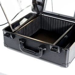 SlayCase® Vanity Travel Case In Leather -Impressionsvanity IV SLAYCASE LTBK 06