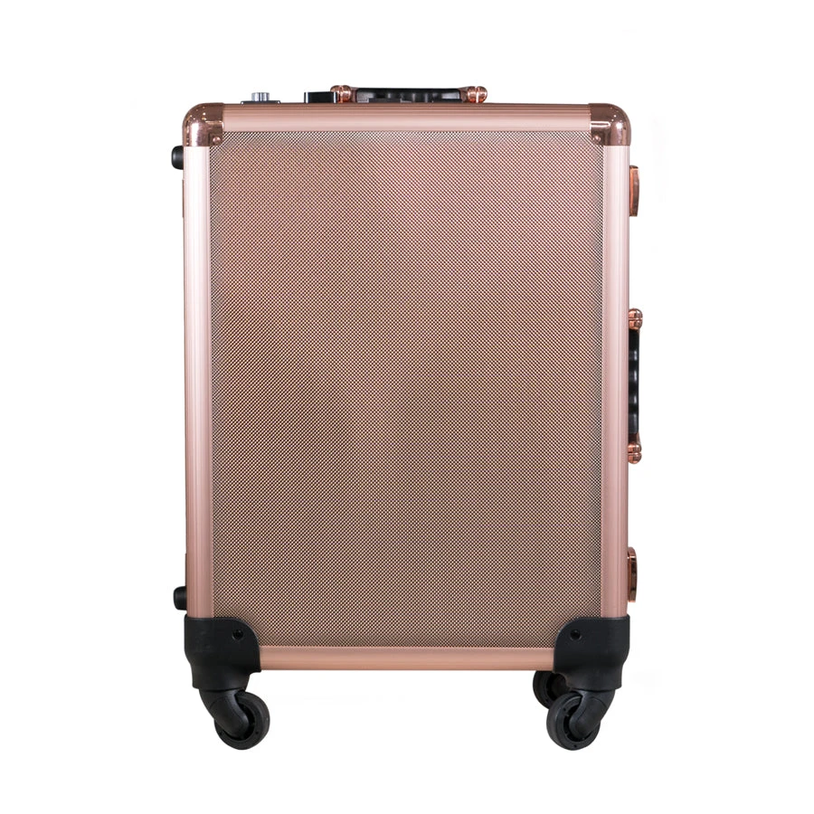 SlayCase® XL Vanity Travel Train Case In Rose Gold Bling 5 SlayCase® XL Vanity Travel Train Case In Rose Gold Bling - Image 3