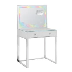 Hello Kitty® SlayStation Mini + Vanity Mirror Bundle 8 Hello Kitty® SlayStation Mini + Vanity Mirror Bundle -Impressionsvanity IVBN HKMINIWSLV67 N BOWS with SILVER LEGS