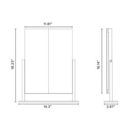 Lavish Tri-Fold LED Tri-Tone Makeup Mirror 36 Lavish Tri-Fold LED Tri-Tone Makeup Mirror -Impressionsvanity IVC PDP Lavish 2048x2048 1