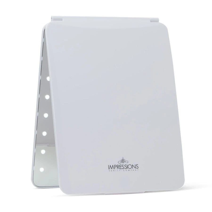 Touch Pad Rechargeable LED Makeup Mirror With Flip Cover 4 Touch Pad Rechargeable LED Makeup Mirror With Flip Cover - Image 2