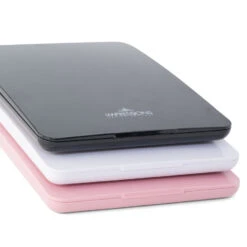 Touch Pad Rechargeable LED Makeup Mirror With Flip Cover 23 Touch Pad Rechargeable LED Makeup Mirror With Flip Cover -Impressionsvanity IVC Touch Pad Folding Travel LED Mirror 03