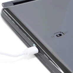 Touch Pad Rechargeable LED Makeup Mirror With Flip Cover 37 Touch Pad Rechargeable LED Makeup Mirror With Flip Cover -Impressionsvanity IVC Touch Pad Folding Travel LED Mirror 04